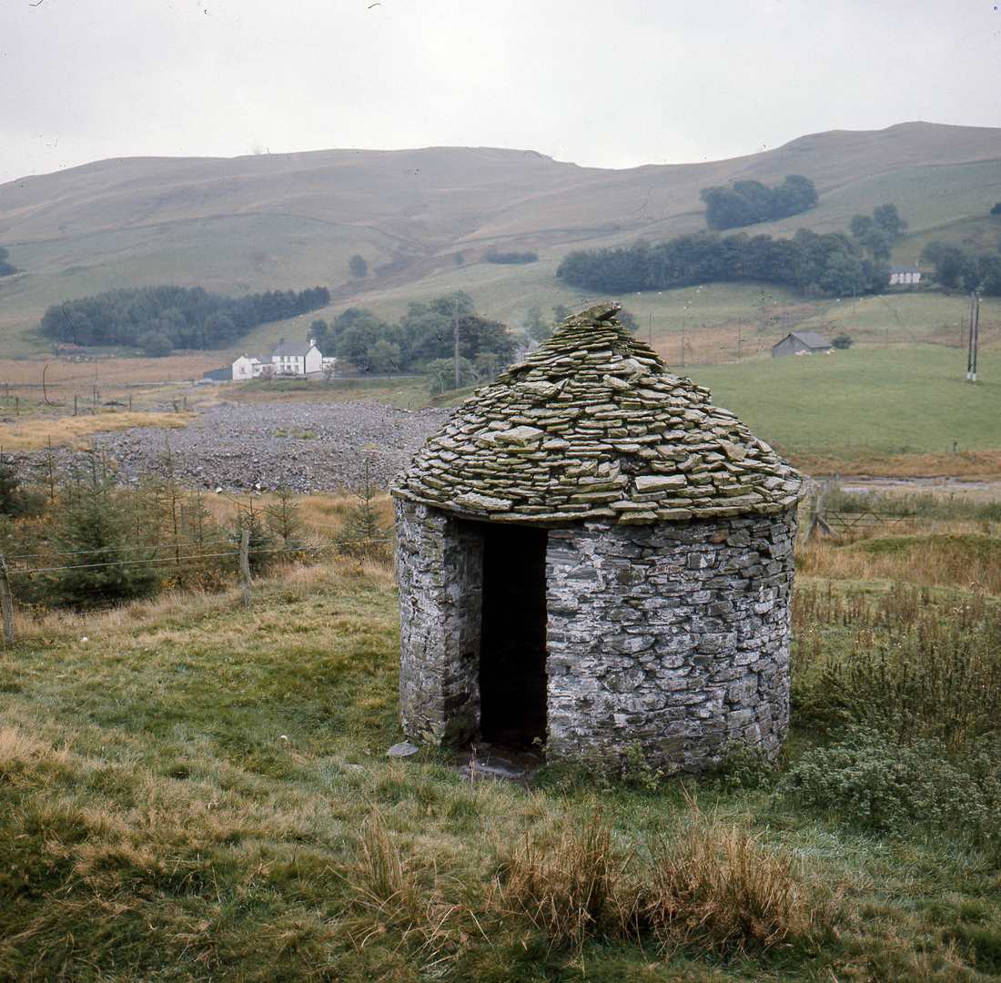 Powder House Llywernog Mine 1971, submitted by Dickie Bird on 14-03-2026.
© Richard Bird Powder House Llywernog Mine 1971